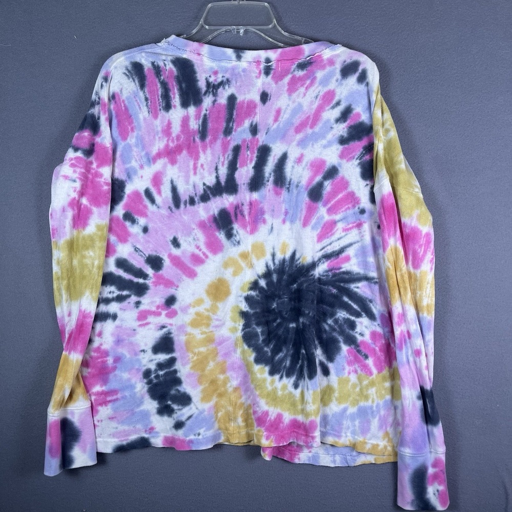 FREE PEOPLE We The Free Tie Dye Long Sleeve Crewneck size Small - Picture 2 of 5